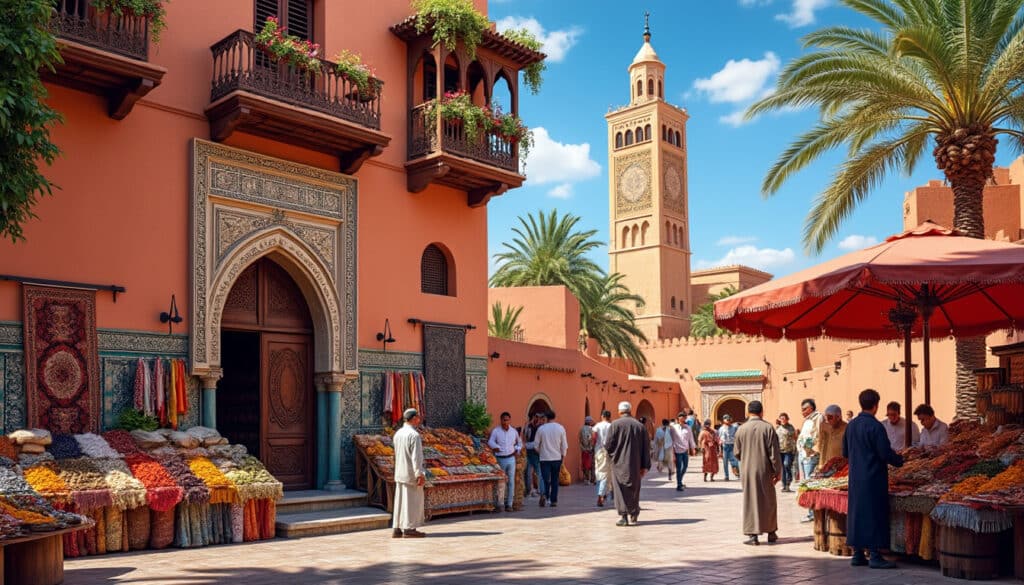 discover the rich architectural heritage and vibrant urban features of marrakesh. explore the intricate designs, colors, and cultural significance of the city's iconic structures, from the historic medina to modern developments, showcasing the perfect blend of tradition and innovation.