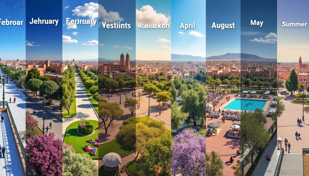 discover the monthly weather patterns in marrakesh, including temperature, rainfall, and sunshine hours, to help you plan your visit to this vibrant city.